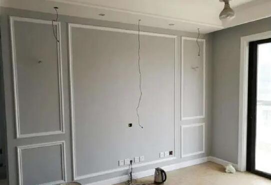 石膏线条电视墙 石膏线条电视墙