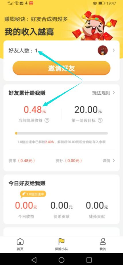 欢乐招财犬收益