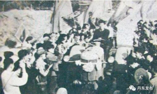 国际劳动节的游行活动中