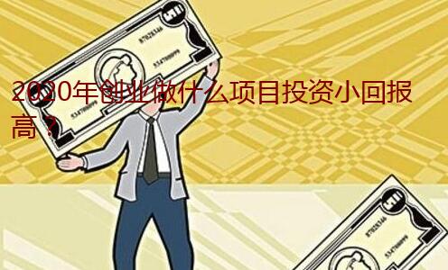 2020年创业做什么项目投资小回报高?
