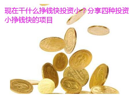 现在干什么挣钱快投资小?分享四种投资小挣钱快的项目