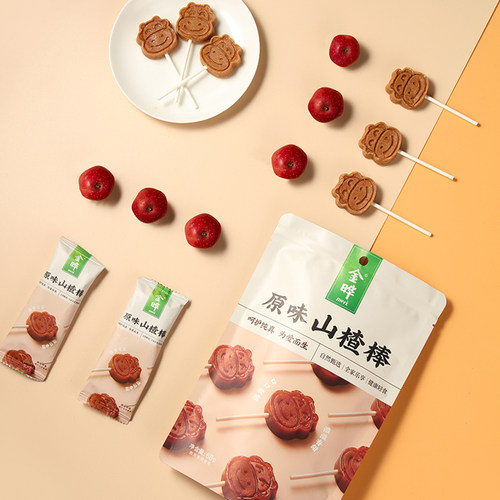 金晔 小牛山楂棒棒糖68g*3件