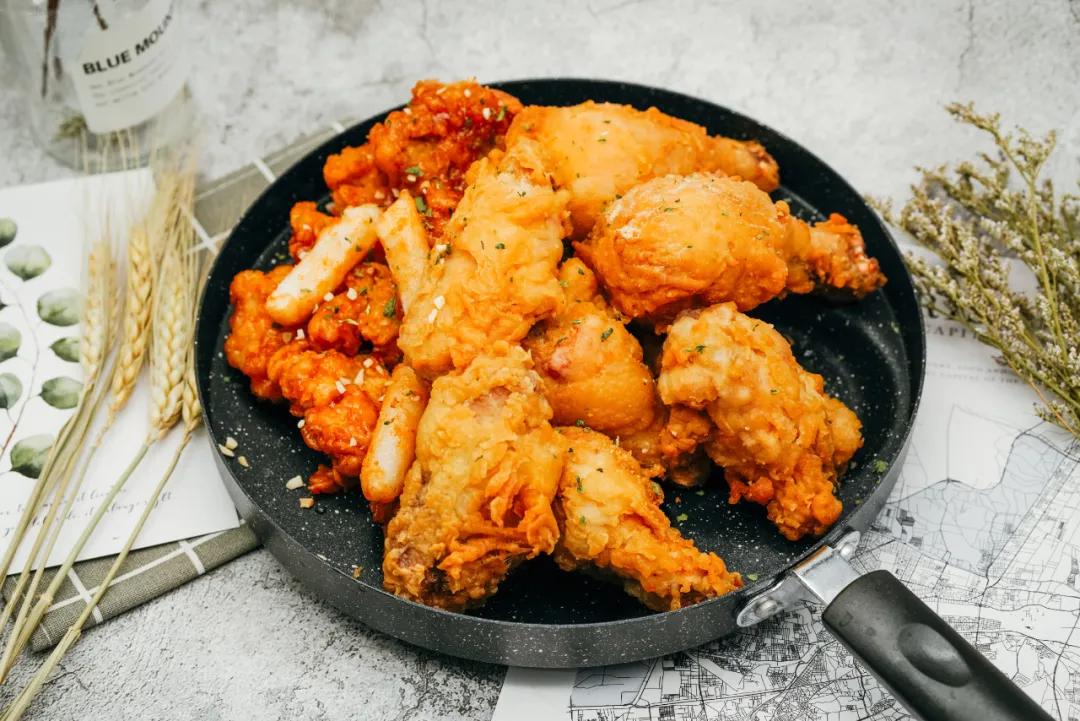 麻辣炸鸡/金陵脆炸鸡/香酥鸡块的配方和制作流程