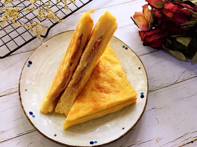 早餐这样在家制作三明治,做法简单,孩子们很爱吃