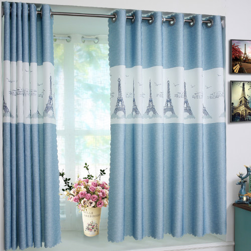 出租房适用！曼家欣 免打孔小窗户拉帘 遮光窗帘