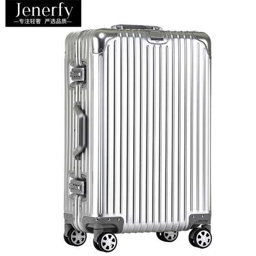 JENERFY爵劲 全铝镁合金拉杆箱万向轮行李箱20-32寸
